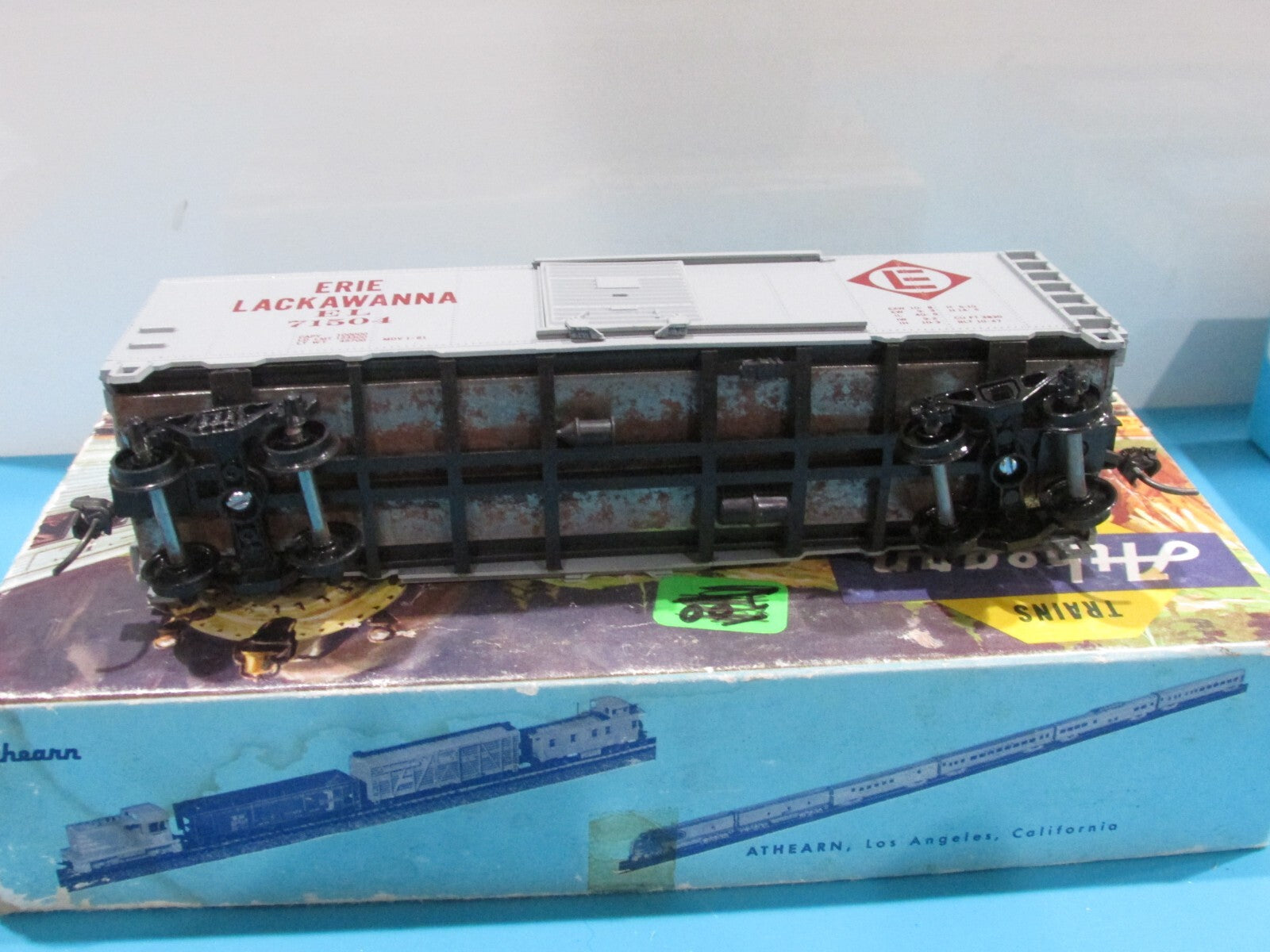 HO Scale (3)Athearn Assorted Freight Cars Erie Lackawanna Lot#0991