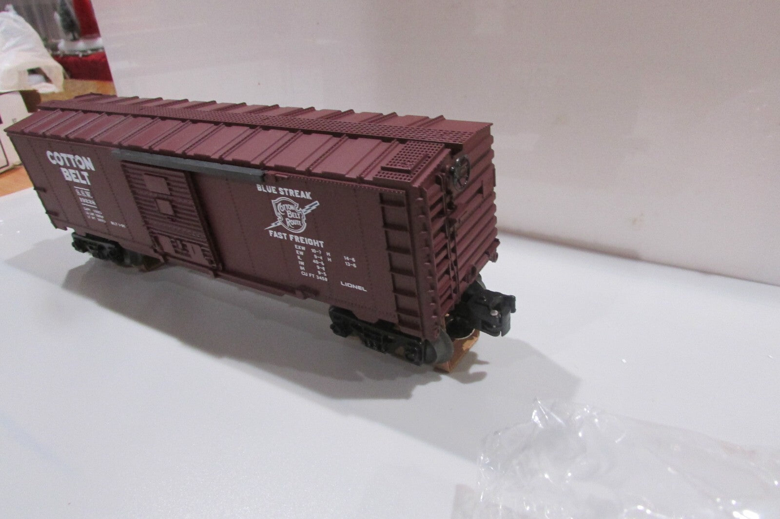 O SCALE Lionel 6-19228 Cotton Belt Boxcar LN/Box Lot#0528
