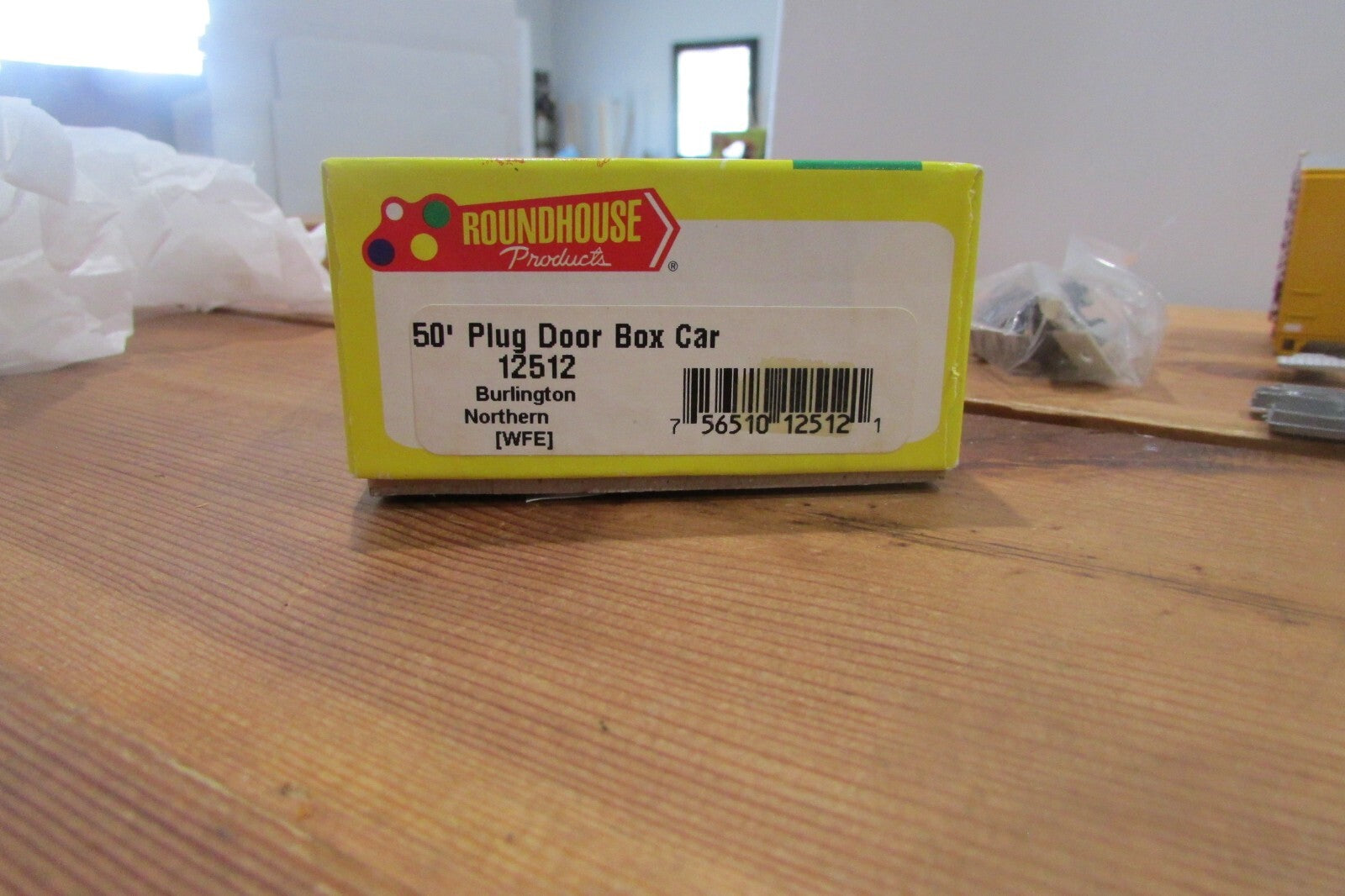 HO Scale Roundhouse 12512 50' Single Door Box Car Burlington Northern  RH4314