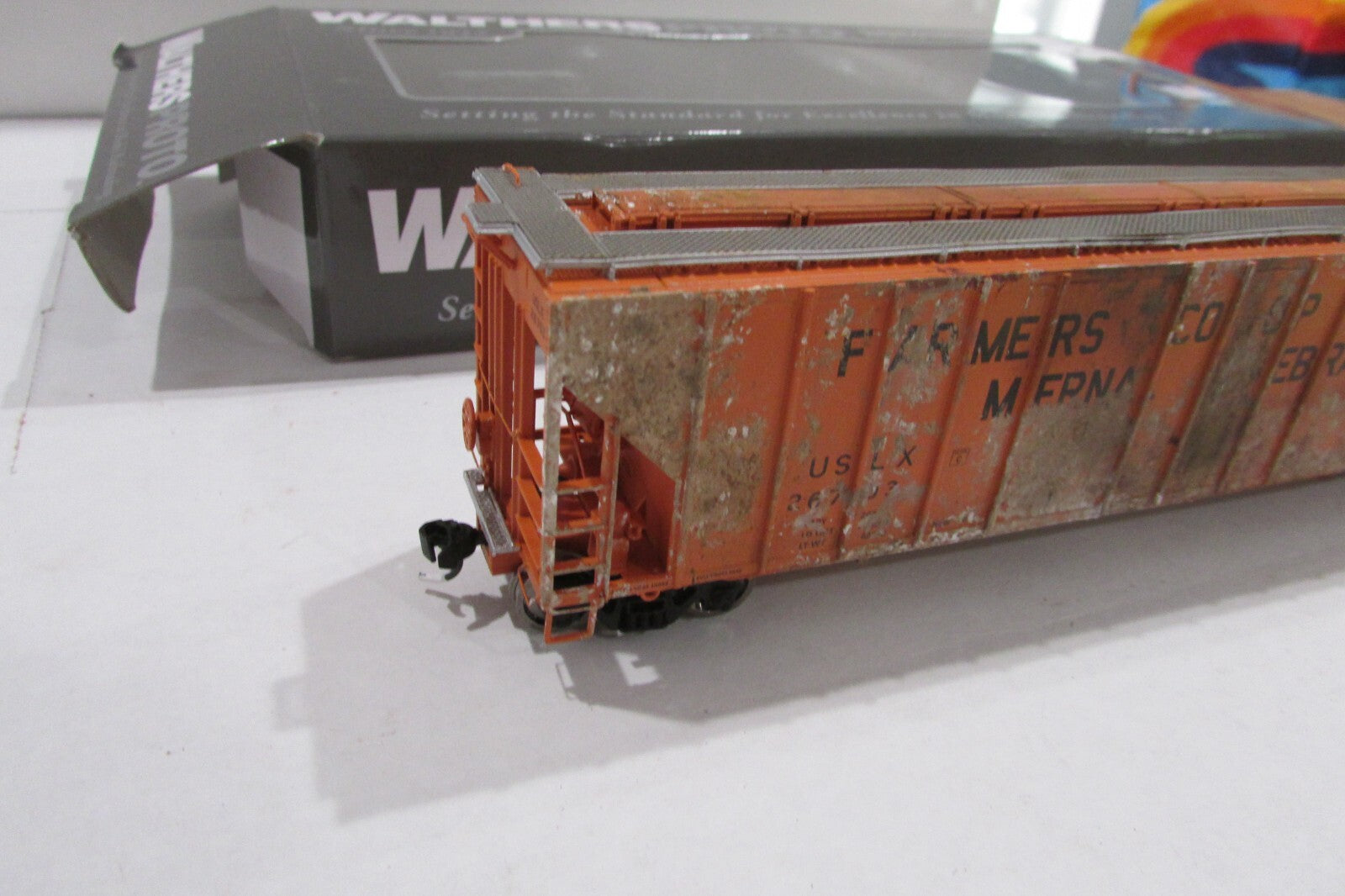 HO Scale Walthers  920-106109 58' Evans 4780 Cu ft 3Bay Covered Hopper Wal4878