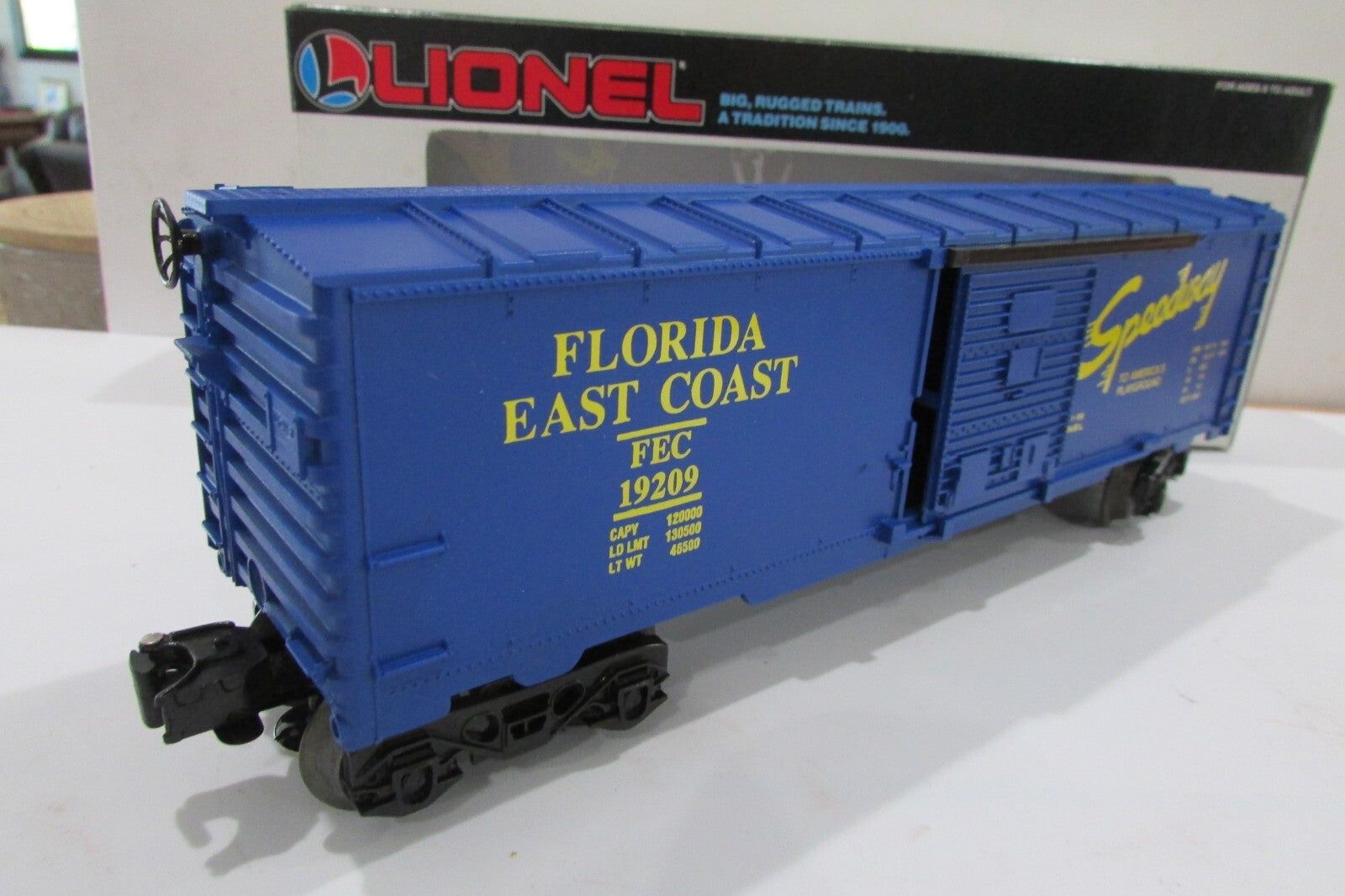 O Gauge  Lionel 6-19209  Florida East Coast Boxcar LN/Box Lot#2821