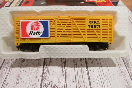 HO Scale Lionel 5-8571 Rath Cattle Car R.P.R.X. 78571 L4386