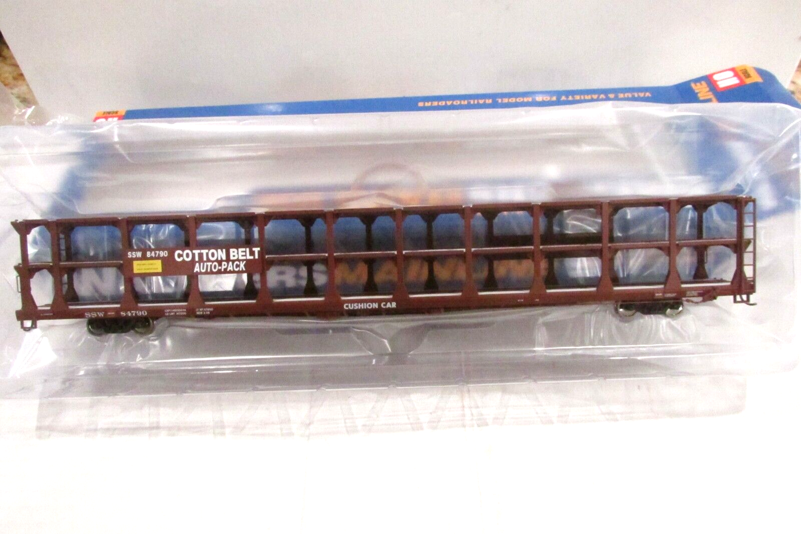 HO Scale Walthers (3) 910-8221,22,24 89' Tri-Level Open Auto Rack SP-SSW