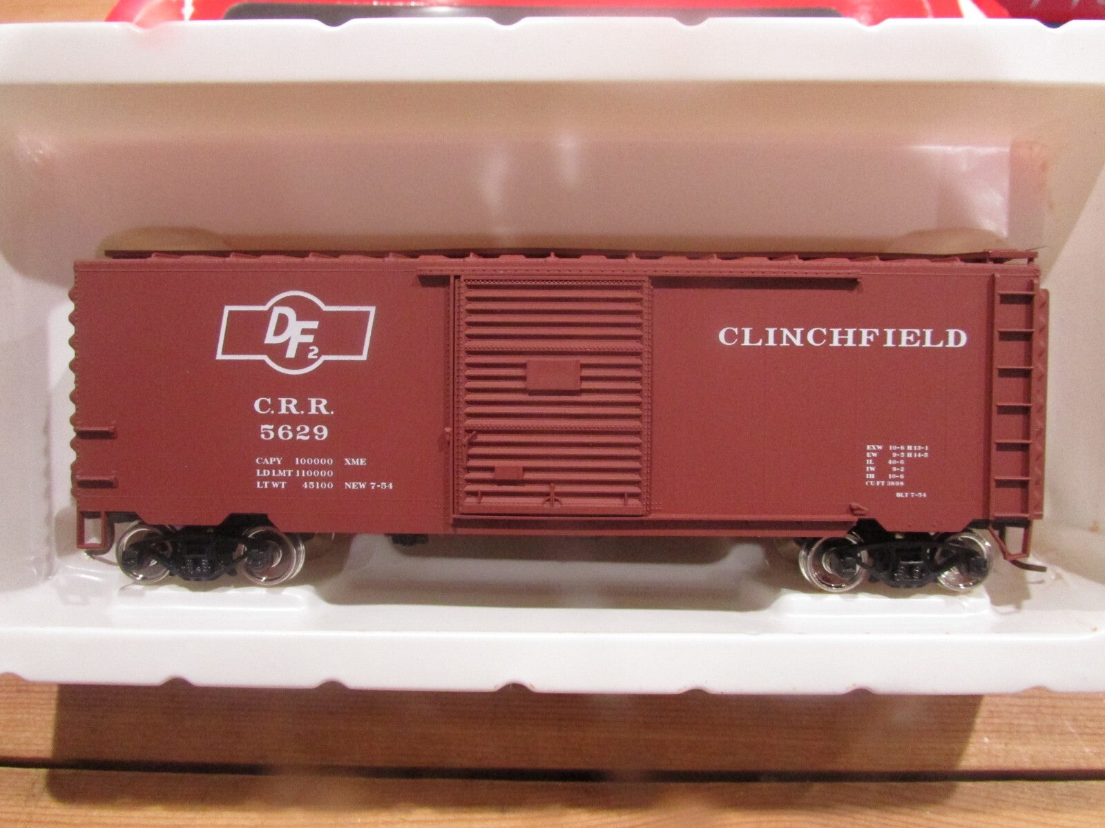 HO Scale Accuready (4)Assorted Boxcars Lot#2028