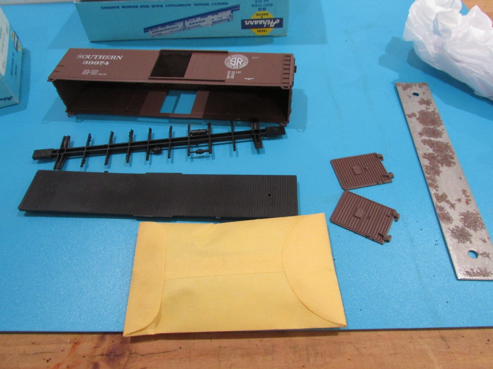 HO Scale Athearn (3Cars) 5060 50ft Single Door Box Cars "Southern" Lot#1107