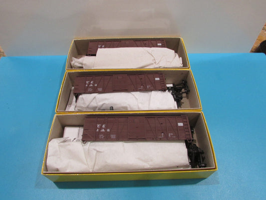Ho Scale Accurail 4407 (3cars) 40' O.B Box Steel Ends City of Georgia Lot#1376