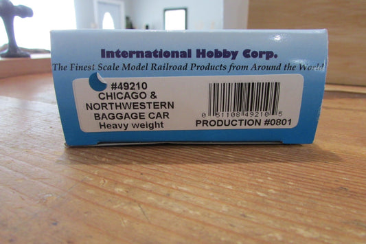 HO Scale IHC 49210 Baggage Heavy Weight Passenger Car C&NW Lot#5050