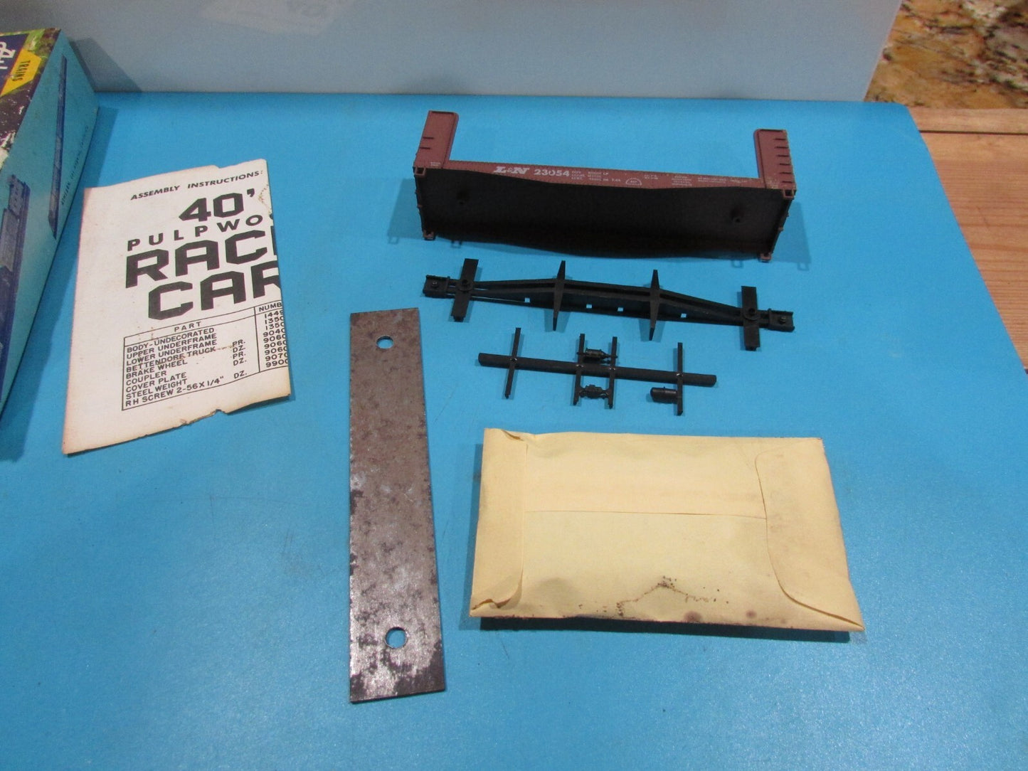 HO Scale Athearn 1453 L&N Pulwood Car #23054