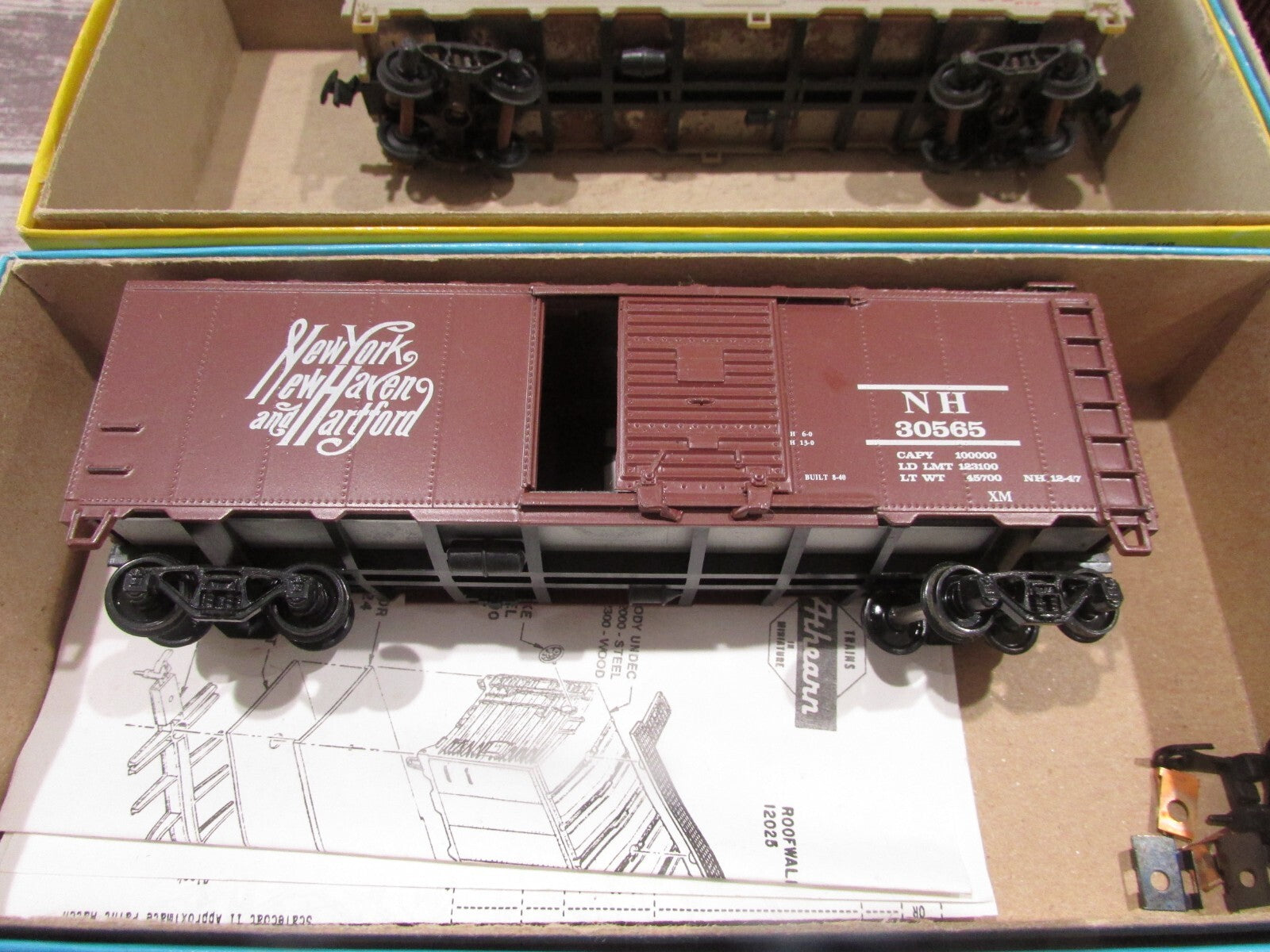 HO Scale Athearn (6) Assorted Freight Cars Lot#3231