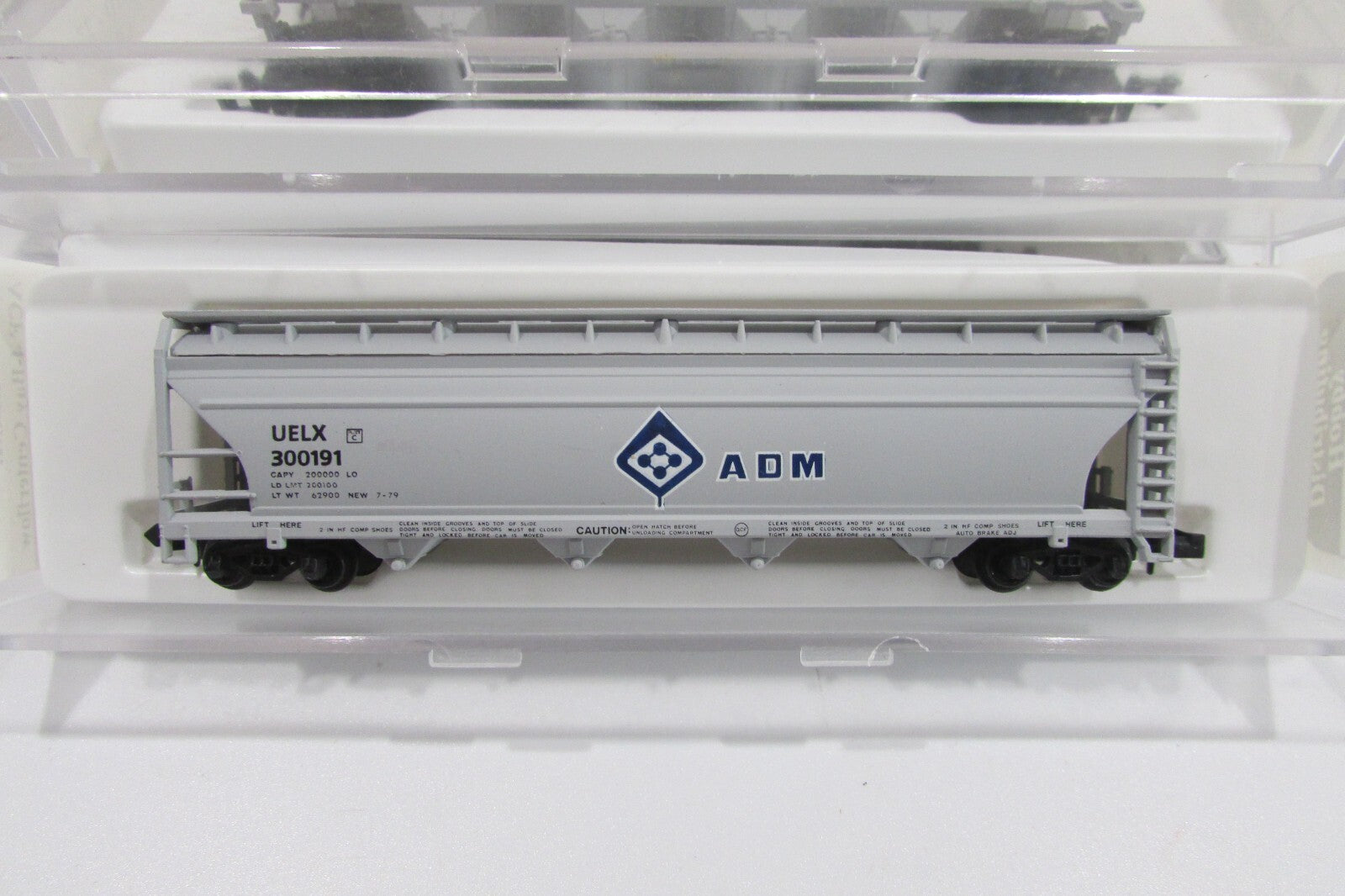 N Scale NHD-77 (3) ACF 4-Bay Centerflow A.D.M. Limited Run Offering
