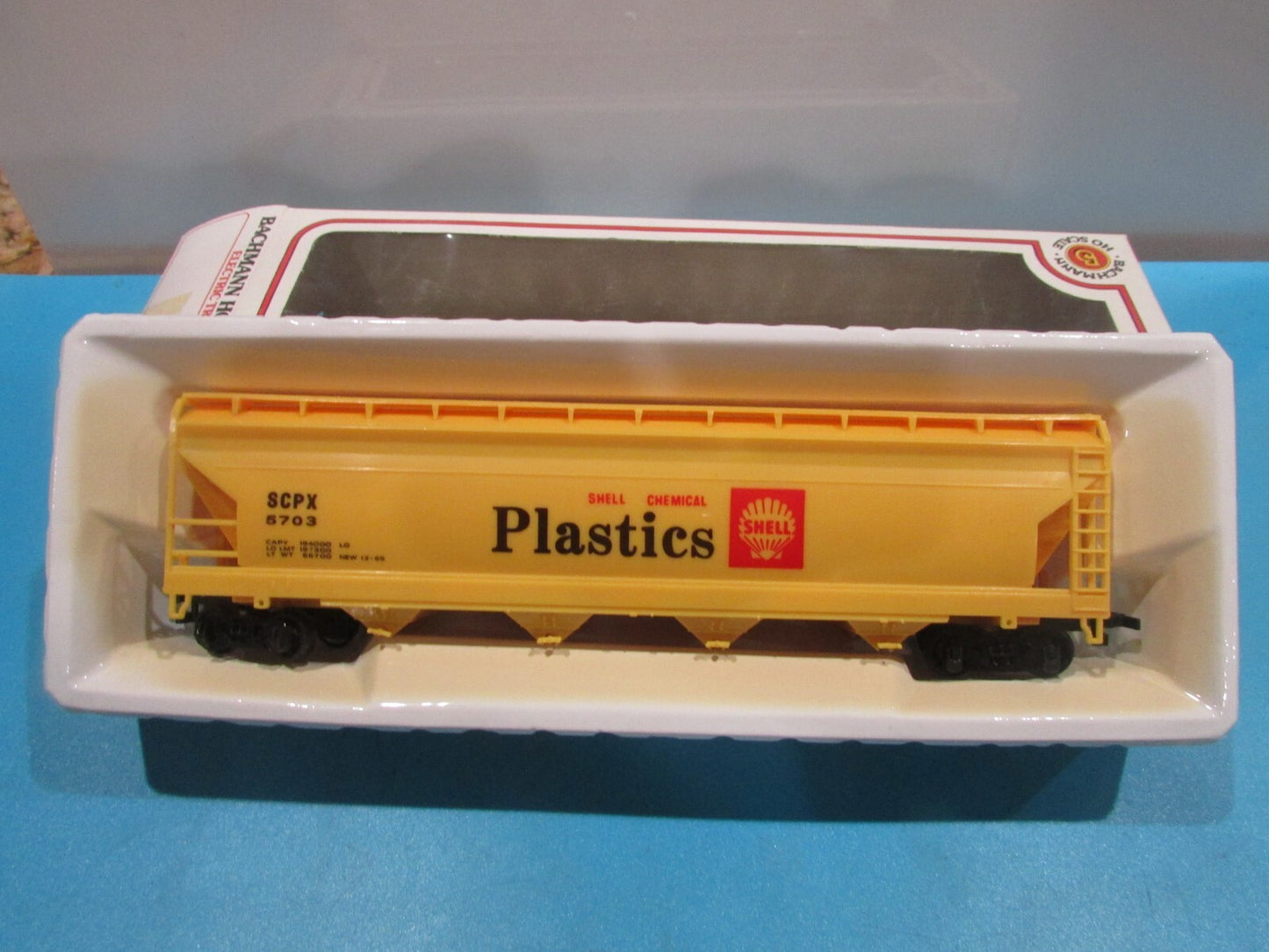 HO Scale Bachmann Shell Plastic 4Bay Hopper Car Lot#1876