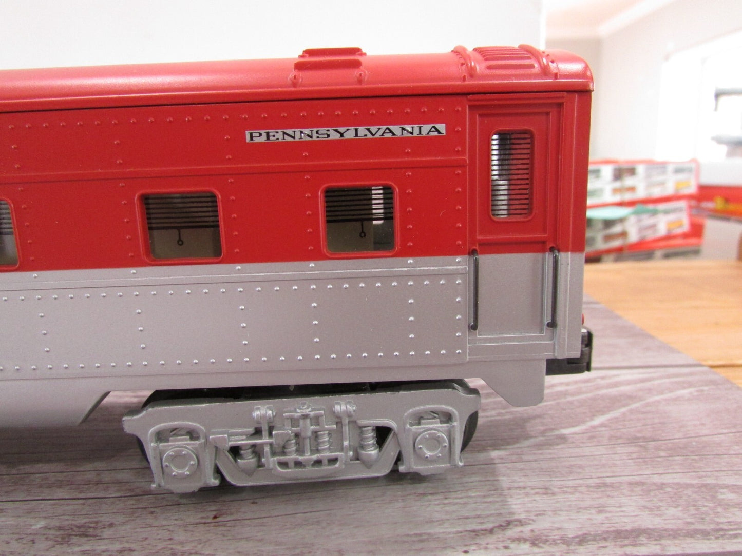 O Gauge K-Line Golden State(Pennsylvania) Streamliner Passenger Car Lot#3065