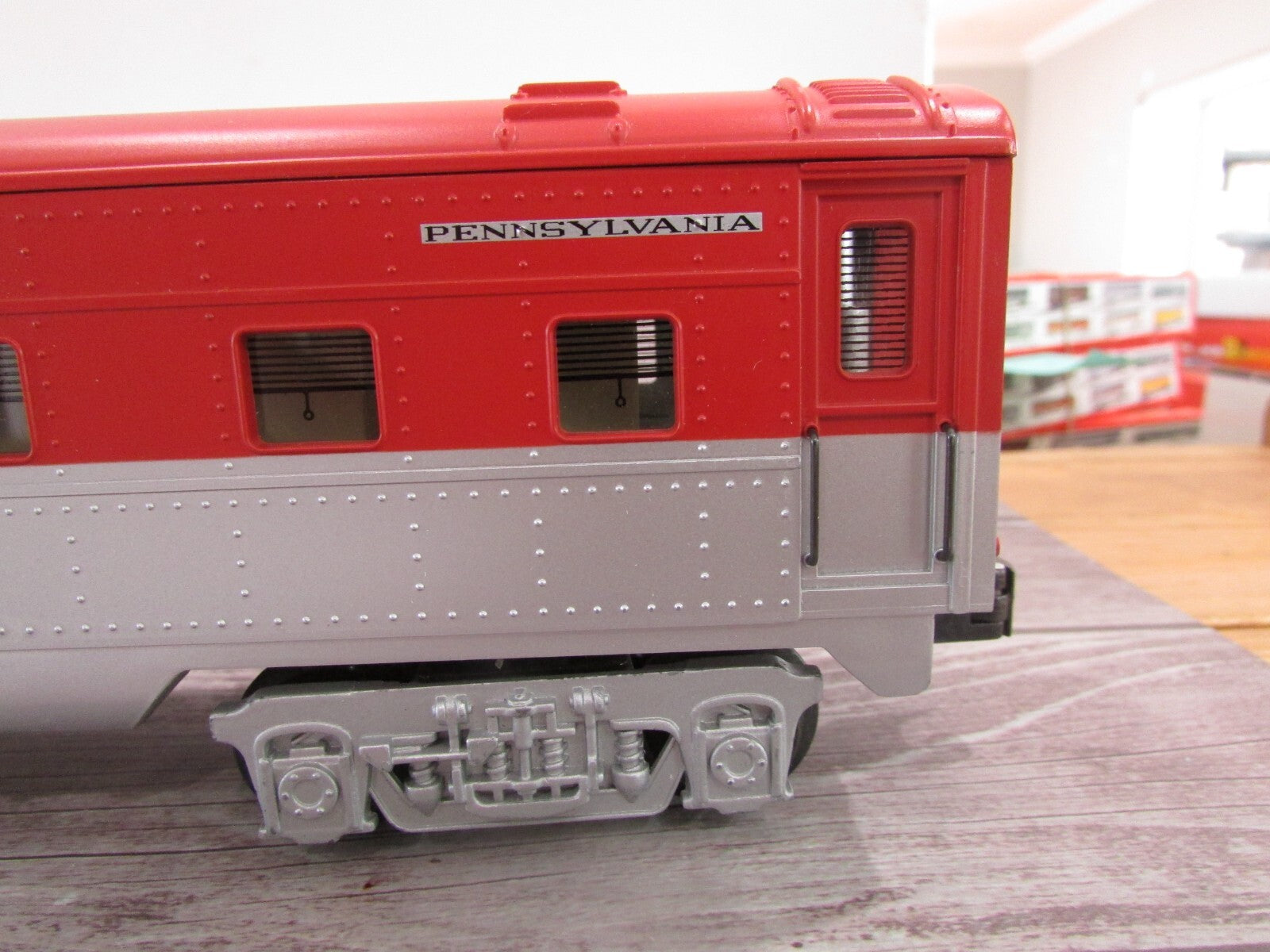 O Gauge K-Line Golden State(Pennsylvania) Streamliner Passenger Car Lot#3065