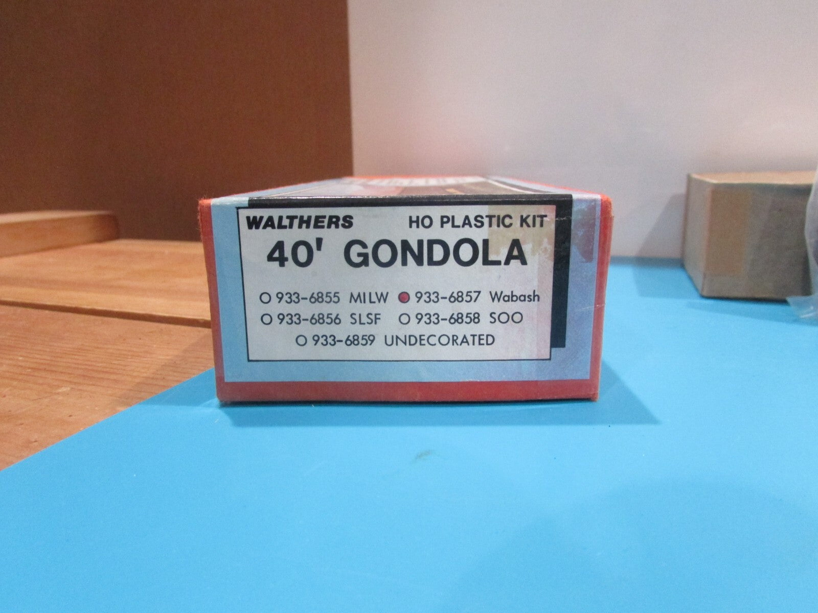 HO Scale Walthers 933-6857 Vintage 40' Gondola Wabash Kit Lot#3948