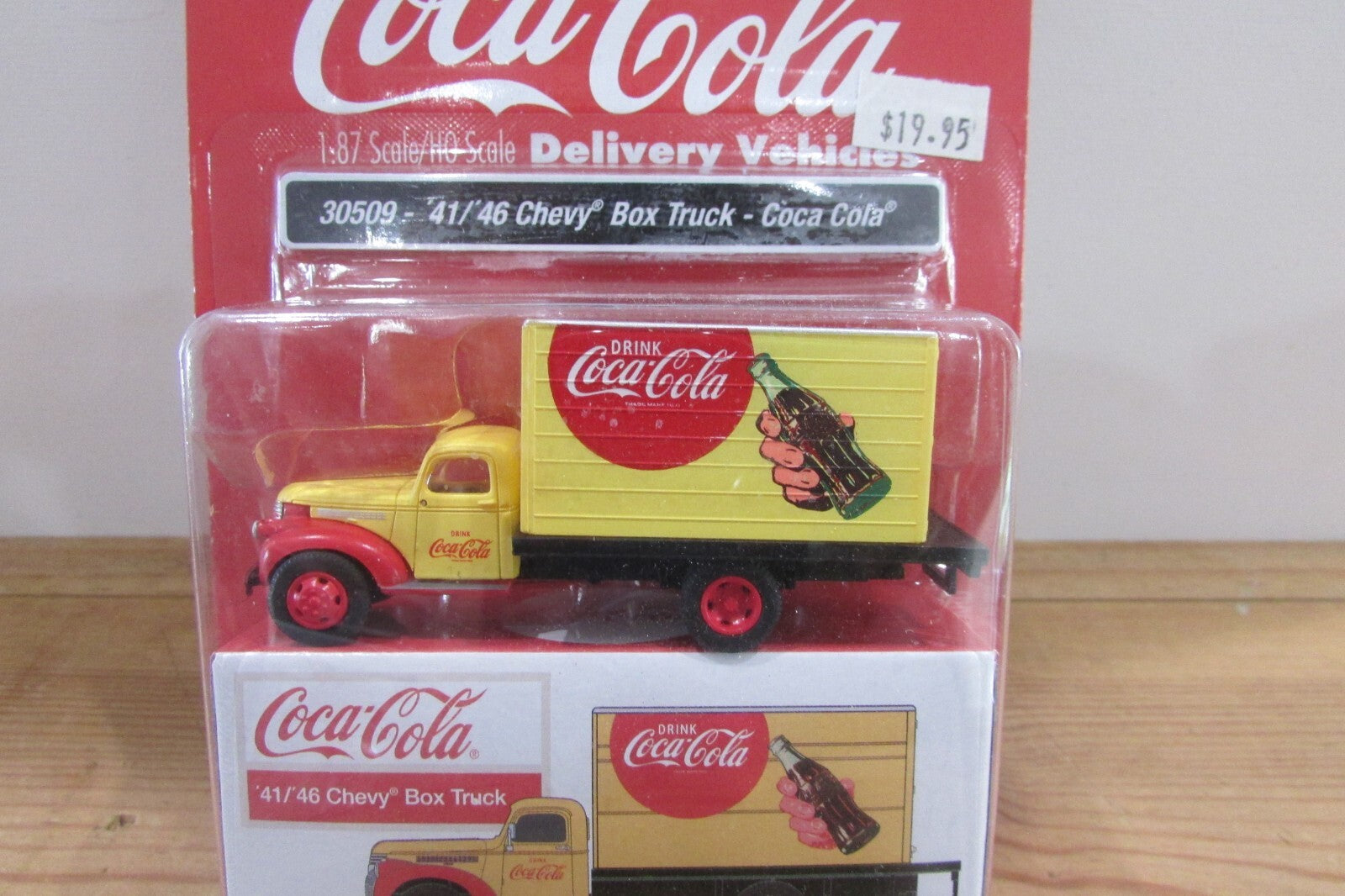 Ho Scale Classic Metal Works 30509 41/46 Chevy Box Truck Coca Cola