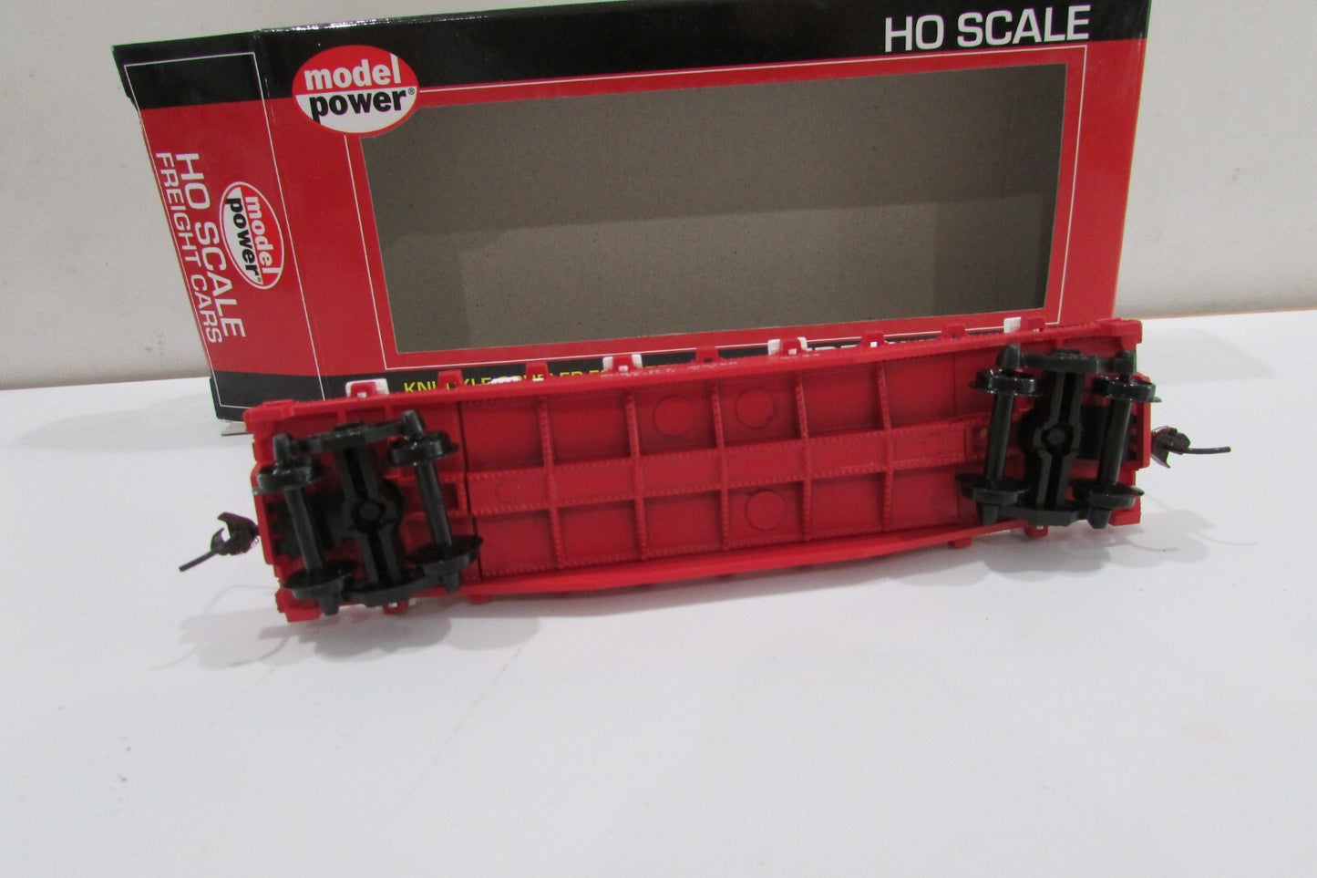 HO Scale Model Power 98163 40' Flat w/ Twin Removable Tank Water Car Lot#4263