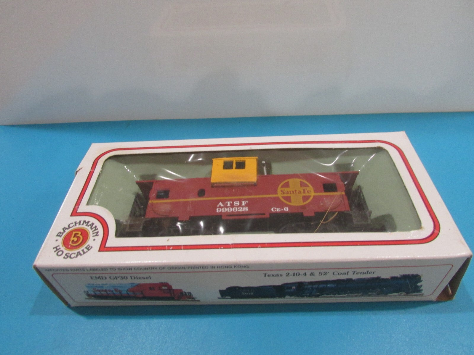 HO Scale Bachmann 43100702 Wide Vision Caboose Santa Fe Lot#1431