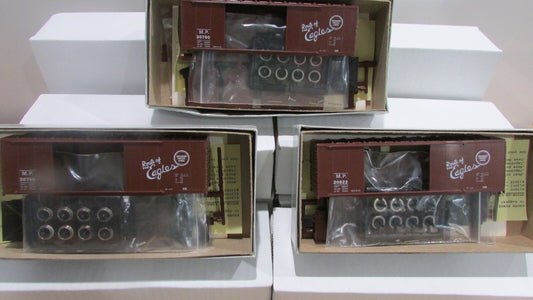 HO Scale (3)C&BT Shops Assorted Freight Cars "Missouri Pacific" LOT#0232