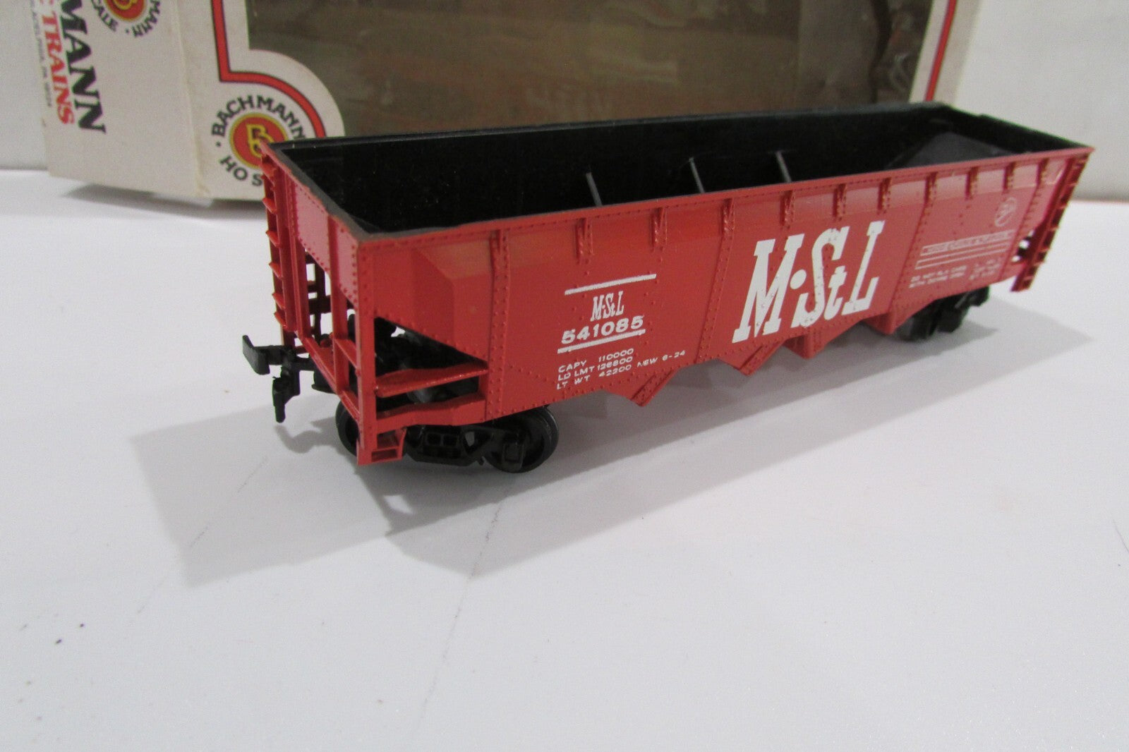 HO Scale Bachmann 43-1006-46 Quad Hopper no/Load M.St.L.