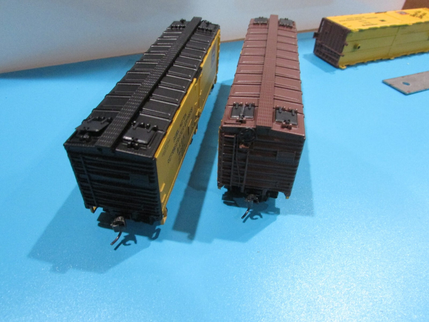 HO Scale Athearn(3) 40FT WD Reefer Cars Burlington Lot#0964