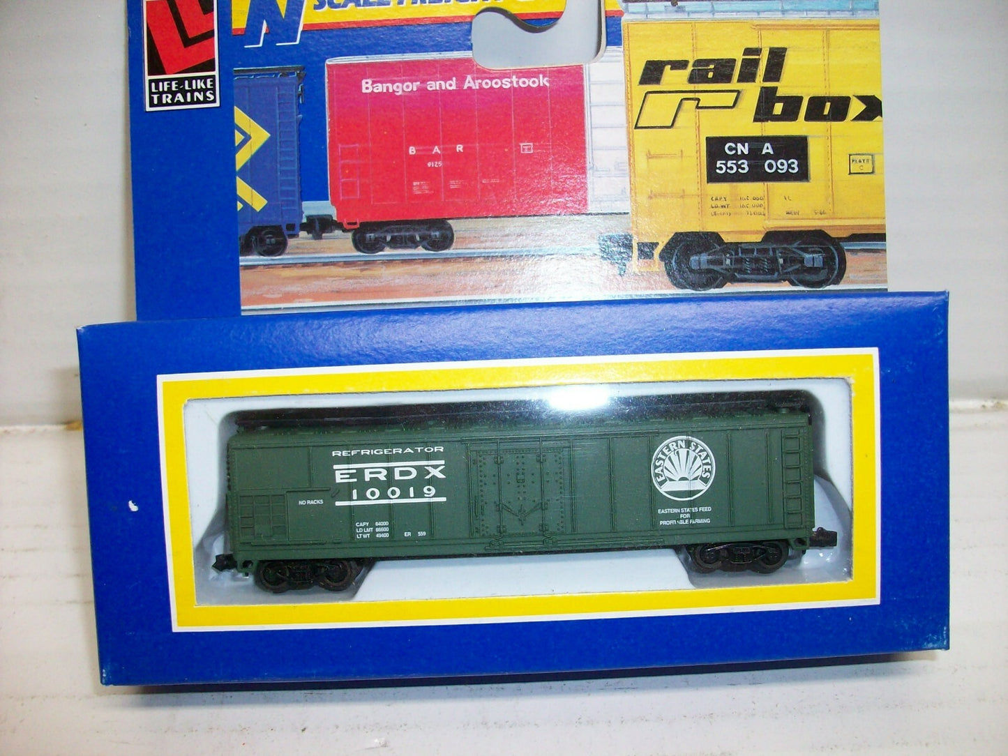 N Scale Life-Like (4) Assorted Freight Cars Lot#2451