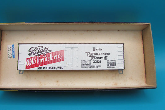 HO Scale Roundhouse  36' Billboard Reefer Old Heidelberg Blatz Brewing Lot#4516