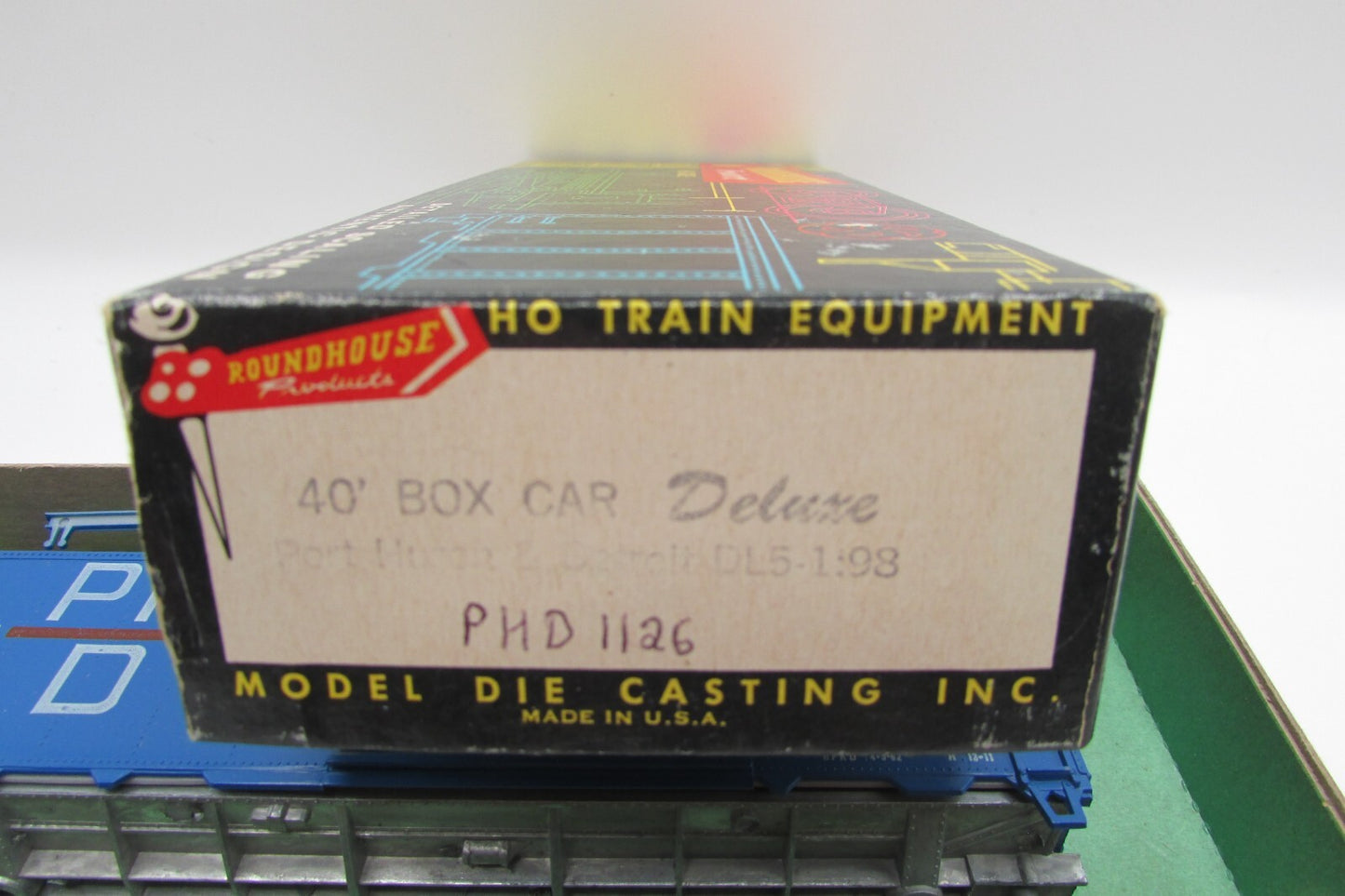 HO Scale RoundHouse 1126 40' Single Box Car Kit PHD RH4792