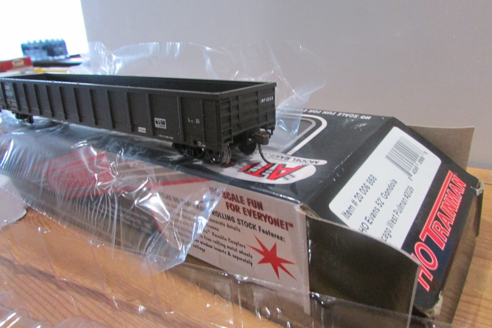 HO Scale Atlas Trainman 20-006-858 52' Evans Gondola  A4905