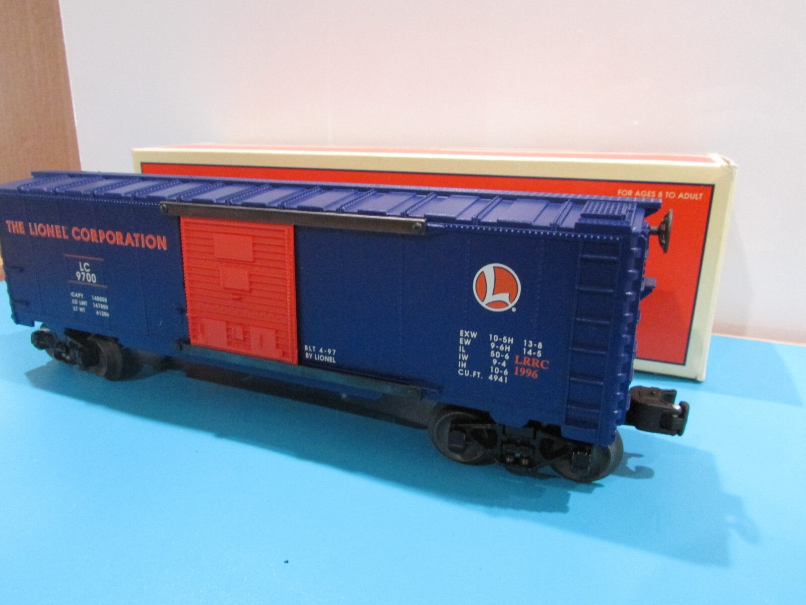O Scale Lionel 6-2900 1997 Lionel Rairoader Club 6464 Box Car Lot#0749