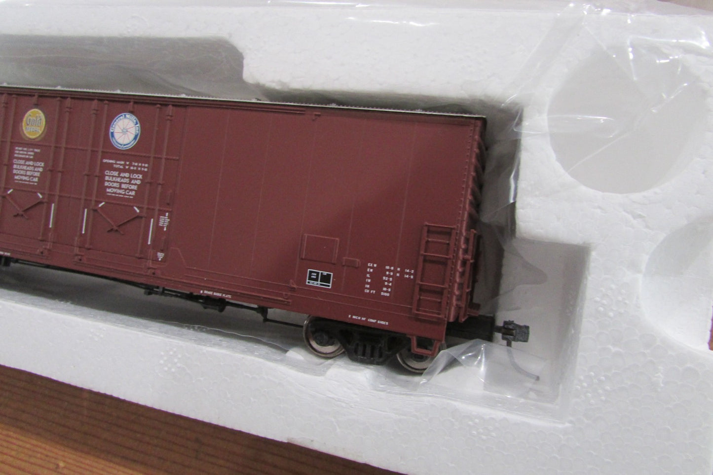 HO Scale Atlas 1784-2 Evans 53' Double Plug Door Box Car  ATL4932