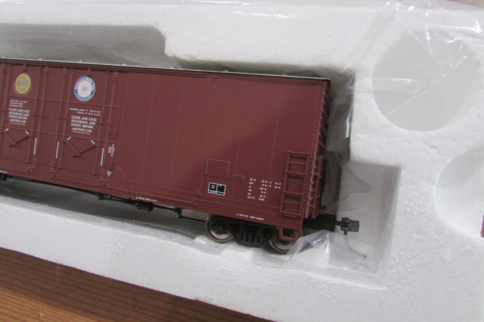 HO Scale Atlas 1784-2 Evans 53' Double Plug Door Box Car  ATL4932