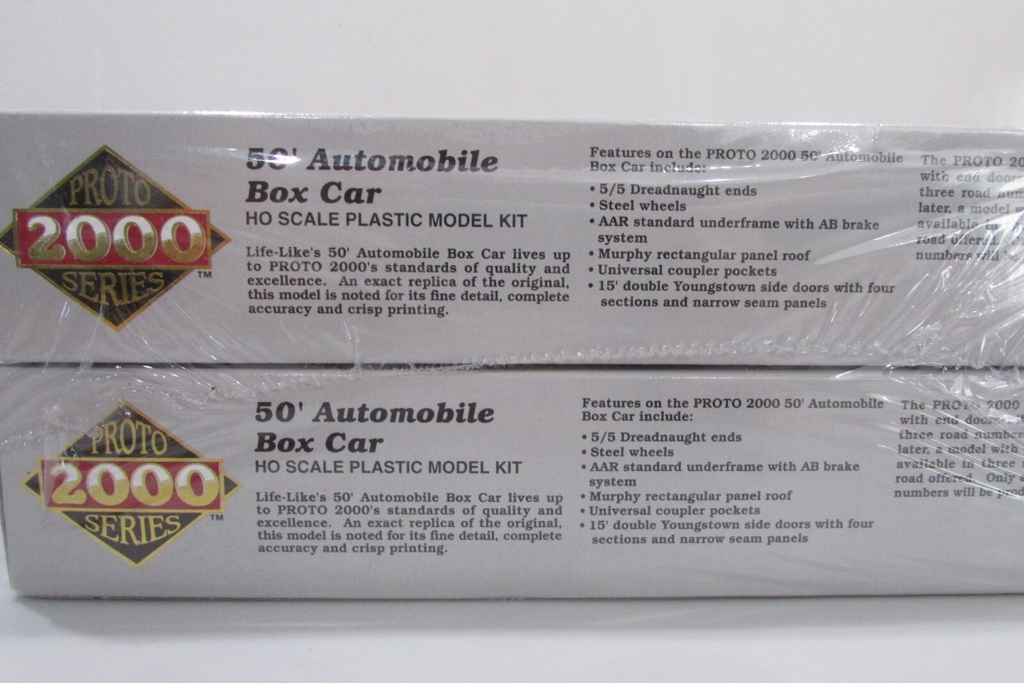 Proto 2000 30318 HO Wabash 50' Automobile Box Car Kit (Pack of 2)NIB Lot#0344