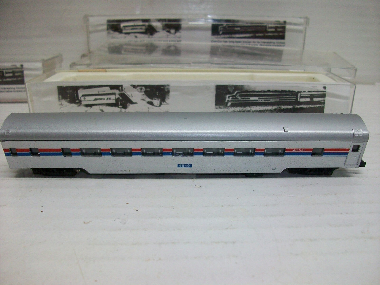 N Scale Con-Cor 001-004011J Amtrak 5-Car Passenger Set, Lot#2450