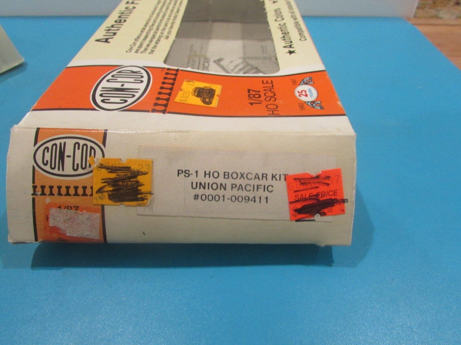 HO Scale Con-Cor 01-009411 PS-1 Boxcar Kit Union Pacific Lot#1803