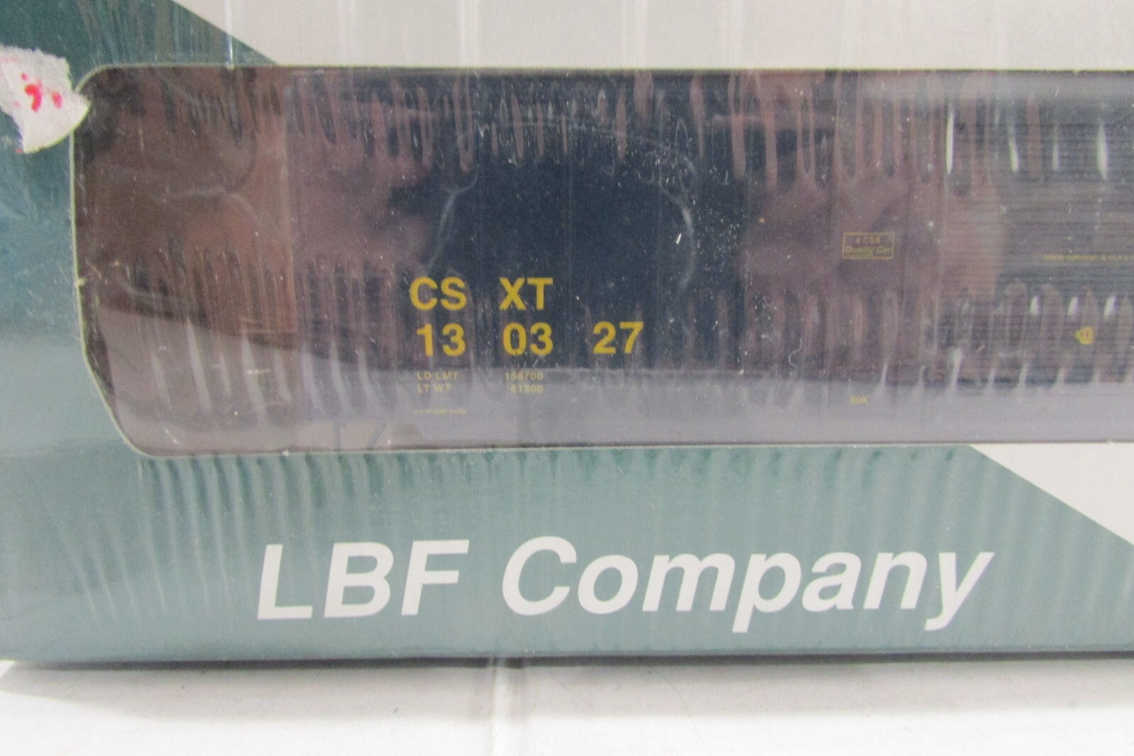 Ho Scale LBF Company 1234 52' ACF Box Car Kit CSX #130327 Lot#3945
