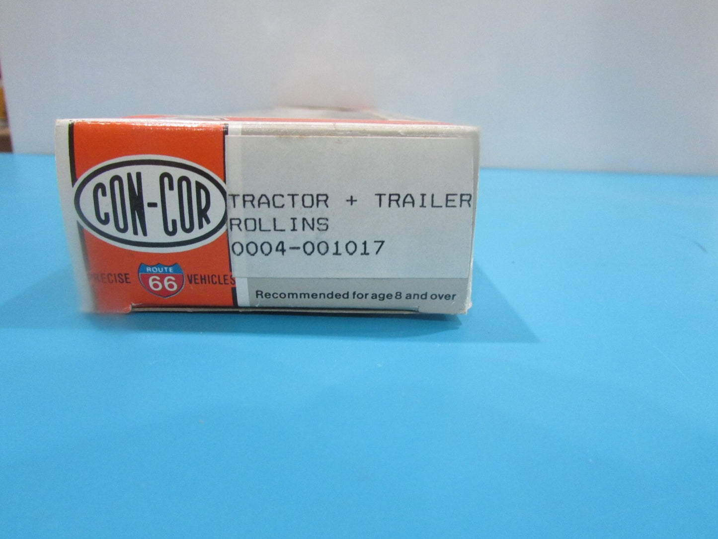 HO Scale Con-Cor 04-001017 Tractor + Trailer Rollins Lot#1961