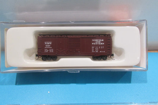 N Scale Con-Cor 01-001756 Norfolk & Western Box Car Lot#2582