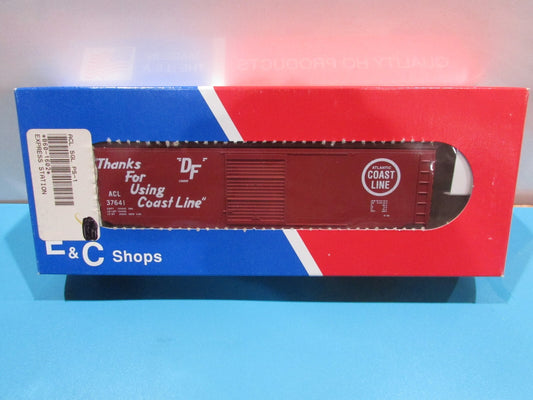 HO Scale E&C 1602-3 50' PS1 SGL DR Boxcar Atlantic Coast Line  Lot#1344