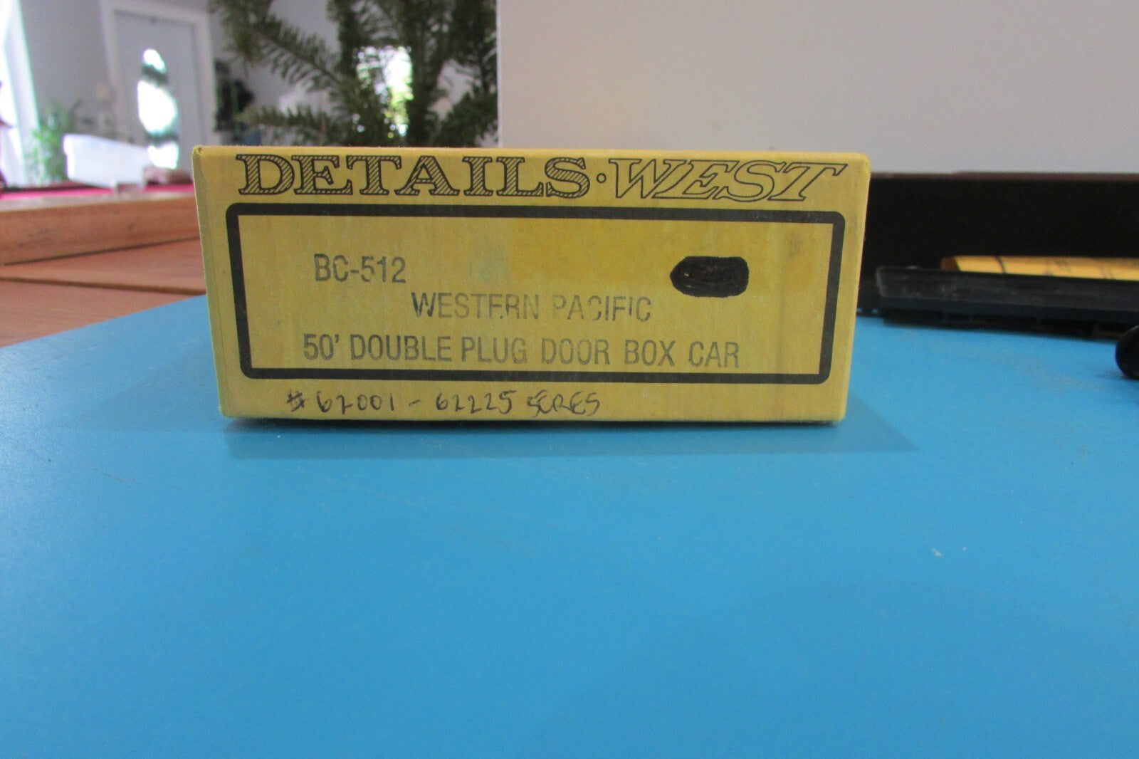 Ho Scale Details West BC-512 Western Pacific 50' DD Box Car Kit Lot#2505