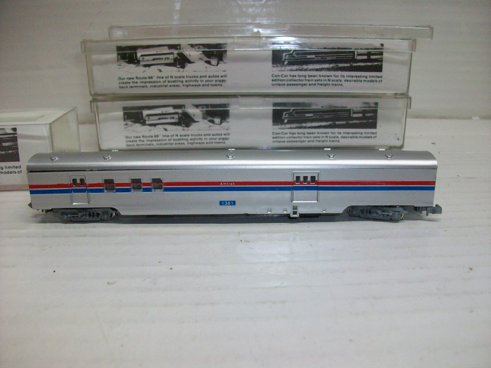 N Scale Con-Cor 001-004011J Amtrak 5-Car Passenger Set, Lot#2450