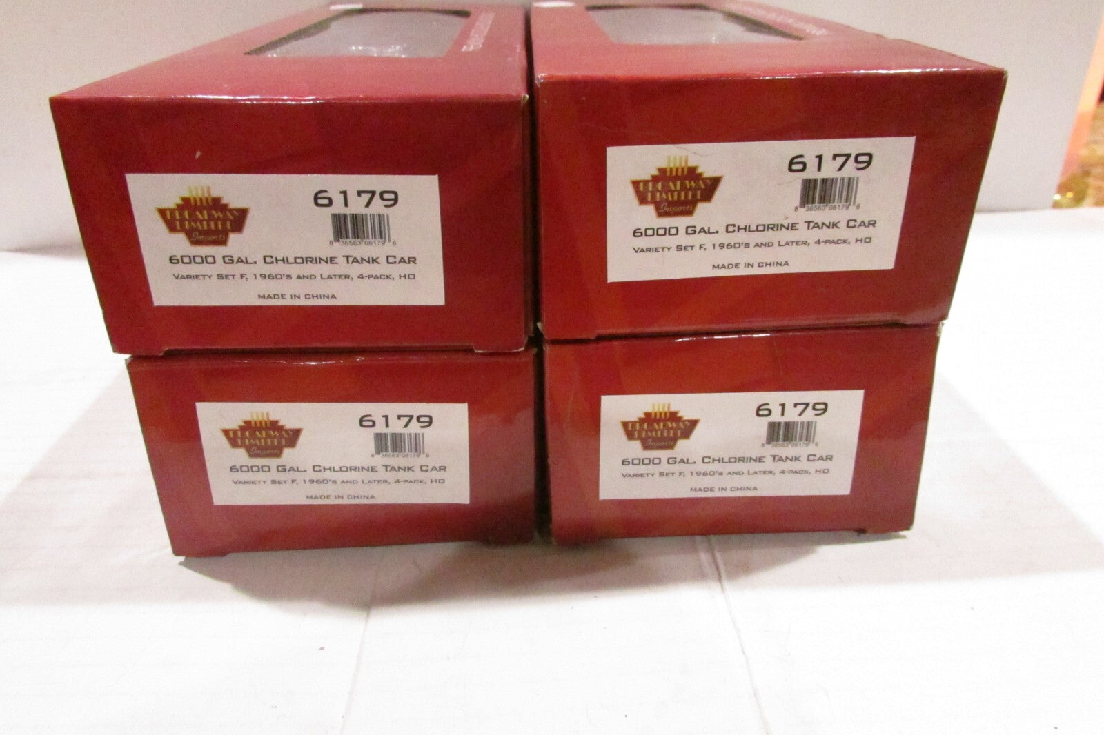 HO Scale Broadway Limited 6179 Variety Set F, 1960&Later Chlorine Tank Lot#4250