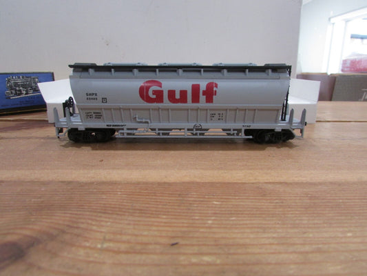 HO Scale AHM 5427E GULF Center Flow Car SHPX #52463
