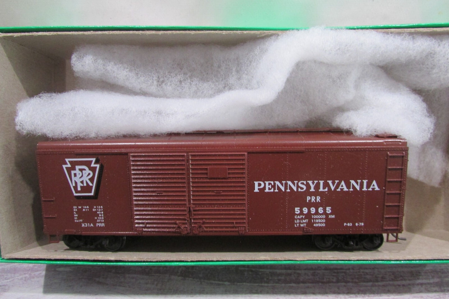 Ho Scale Bowser Assorted (3) X-31A 40' Single Door Pennsylvania Lot#2015