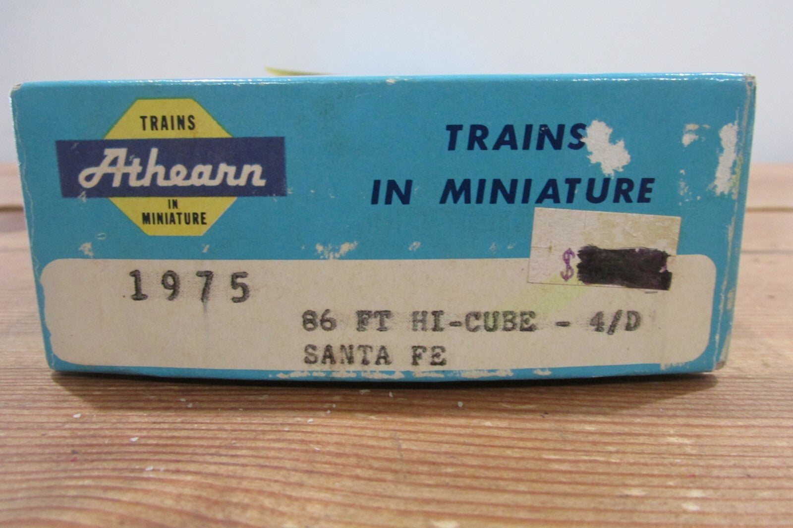HO Scale Athearn 1975 86ft  Hi Cube Box Car "Santa Fe" Lot#3887