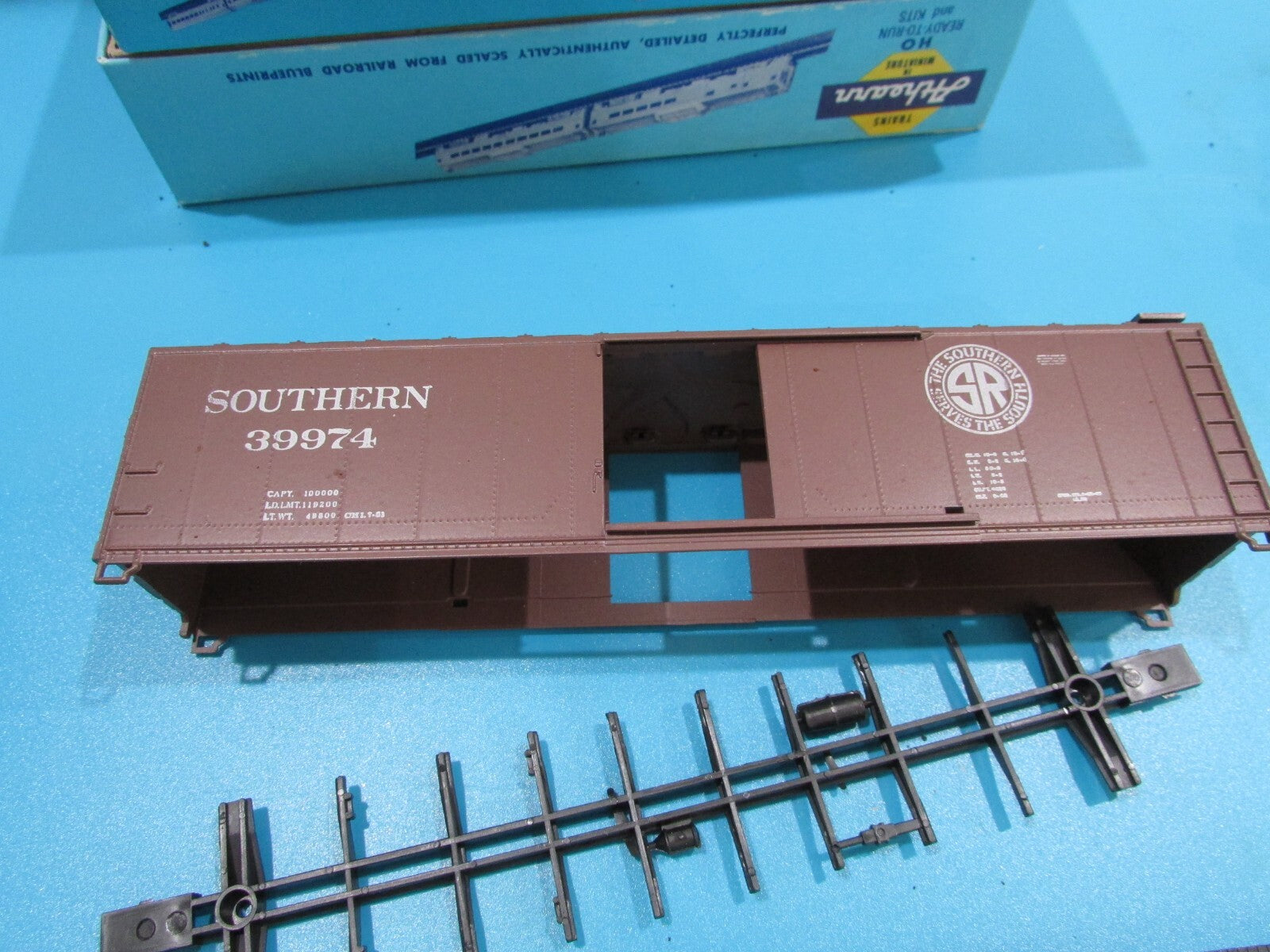 HO Scale Athearn (3Cars) 5060 50ft Single Door Box Cars "Southern" Lot#1107