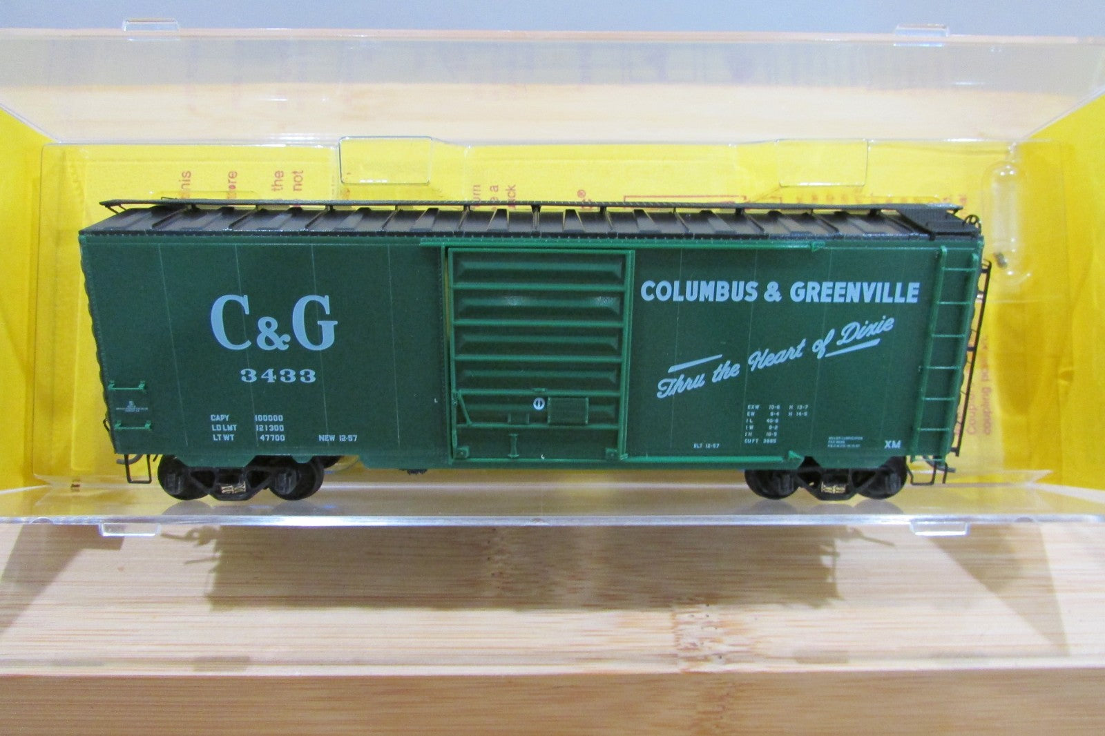 HO Scale Kadee Cars 5258 40'PS-1 Box Car Single 8' PS Road#3433 KD5022