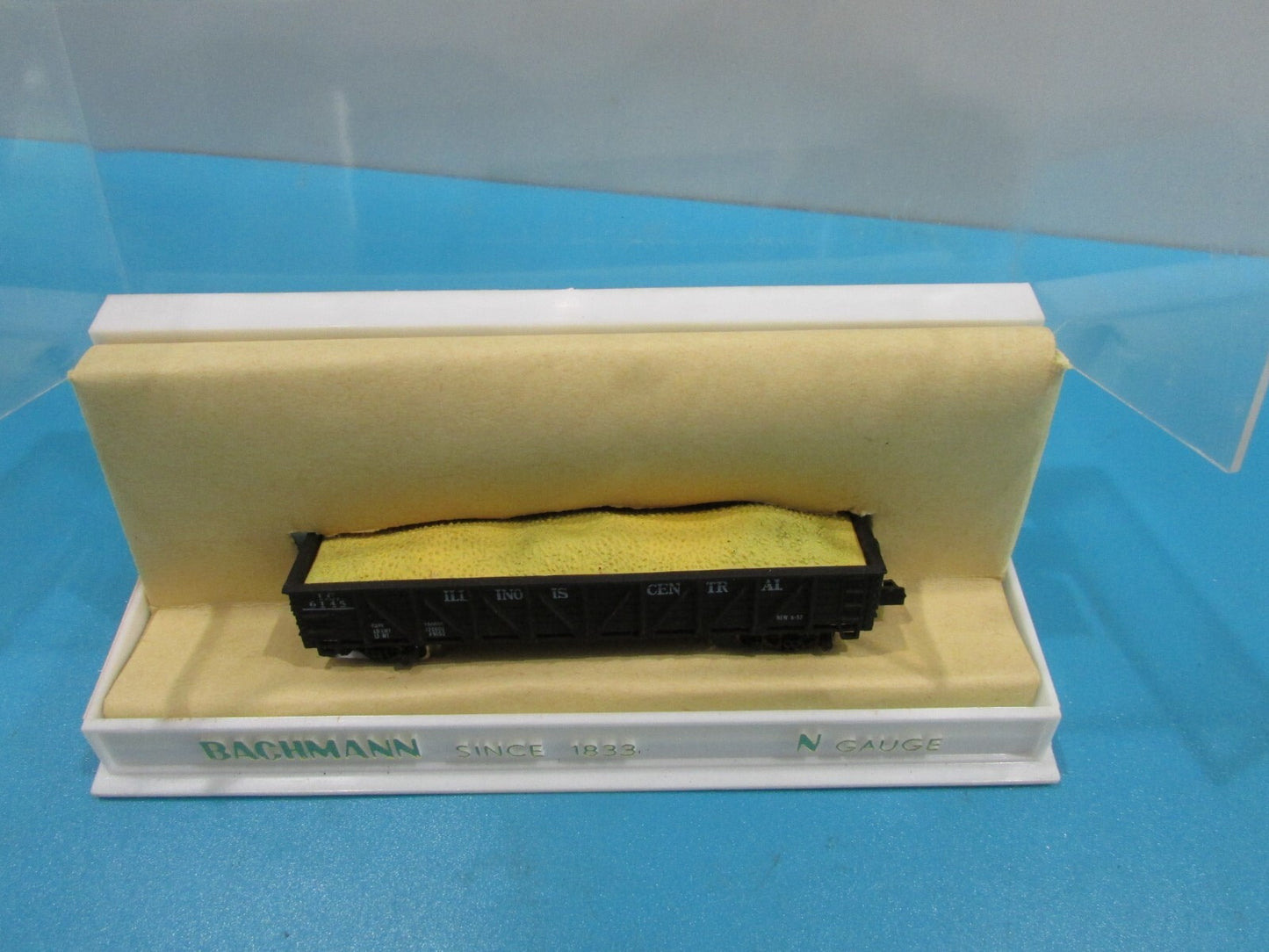 N Scale Bachmann Vintage Outside Braced Gondola Illinois Central Lot#2053