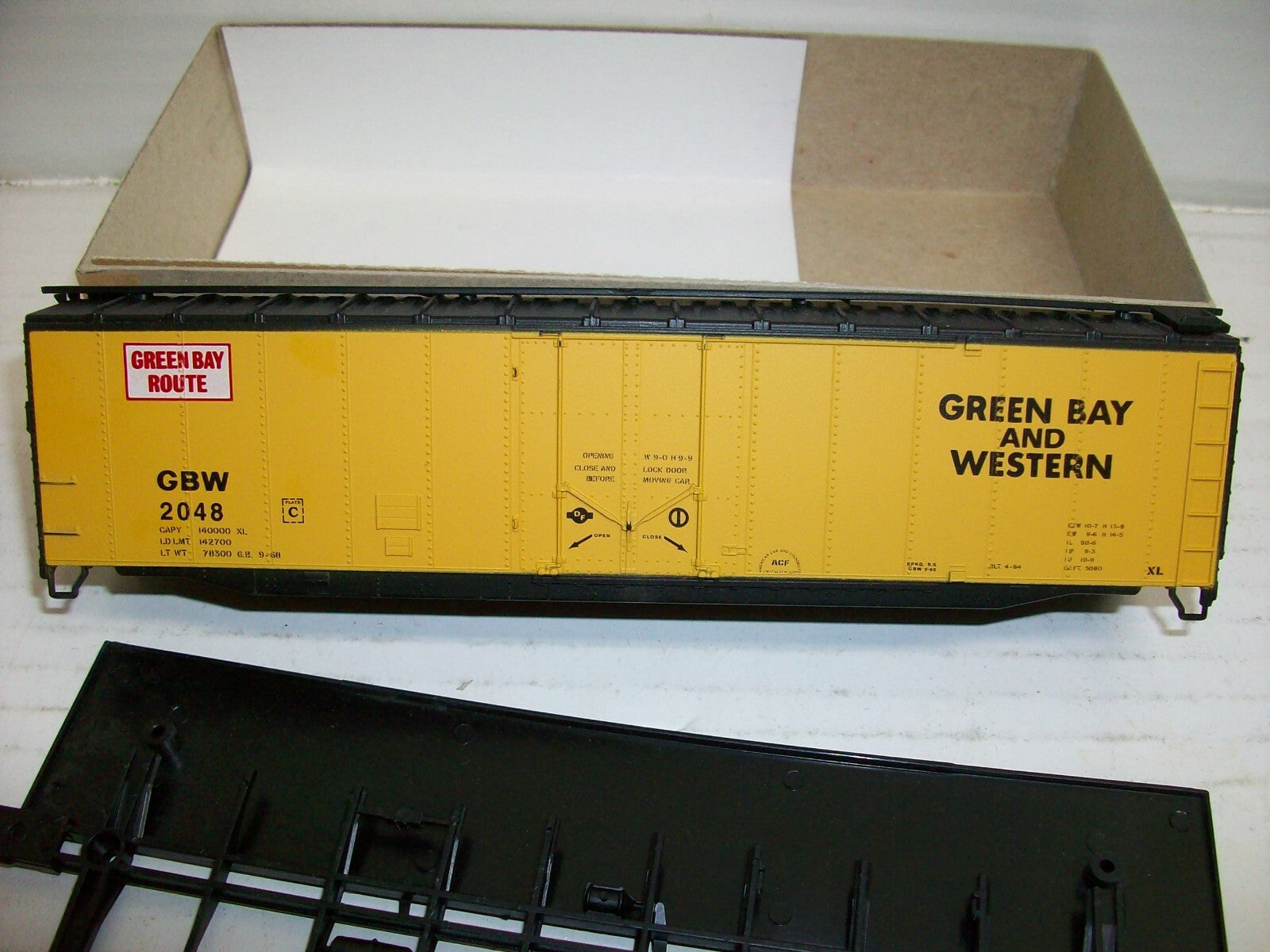 Ho Scale Athearn 1361 BG&W 50' Boxcar Kit NIB Car#2048 