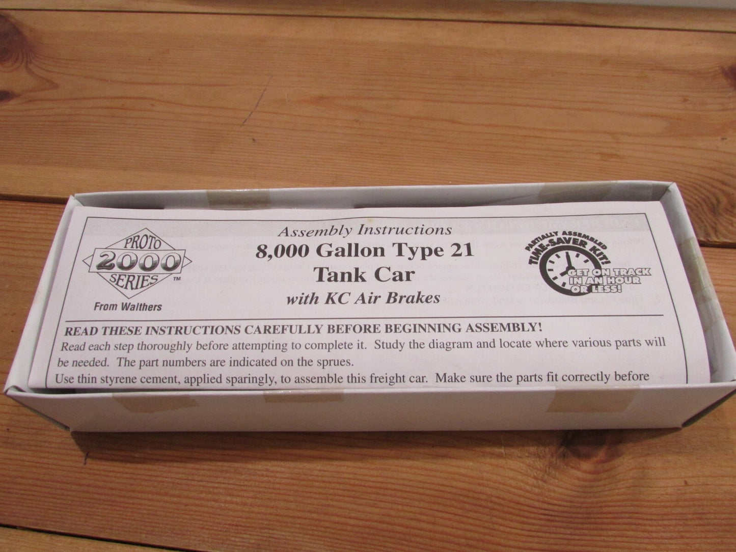 Ho Scale Proto 2000 920-54353 8,000 Gallon Type 21 Tank Car Kit "CTAX" Lot#1137
