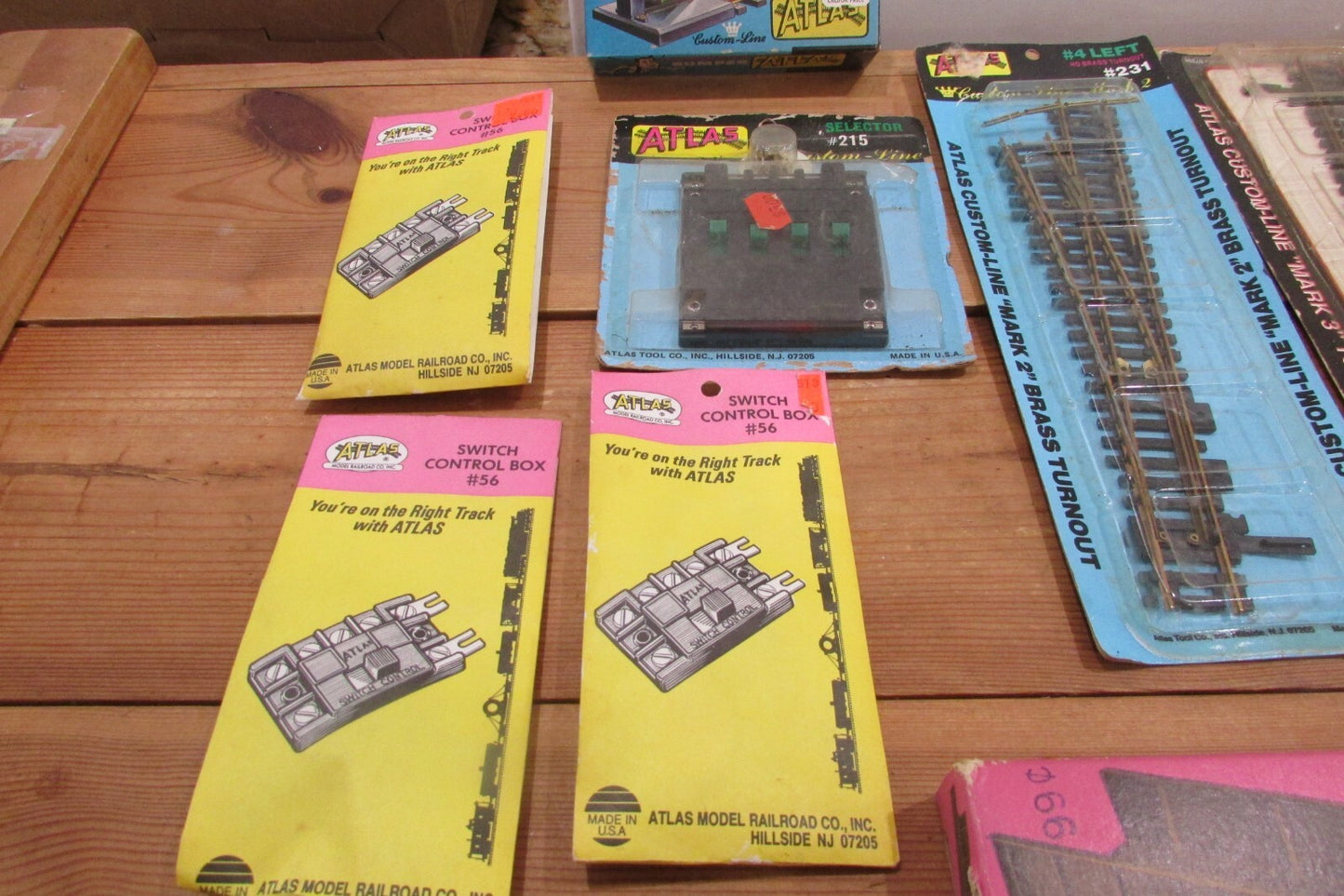 HO/N  Scale Atlas Switch Control,Bumper ,Snap Switch, Bridge Lot#4016